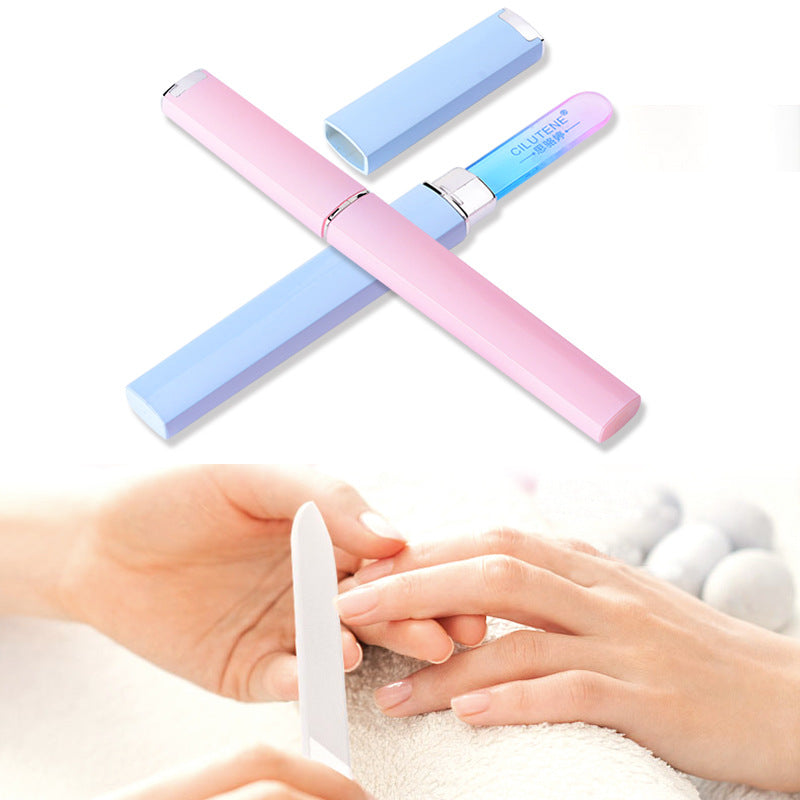 Crystal glass nail file