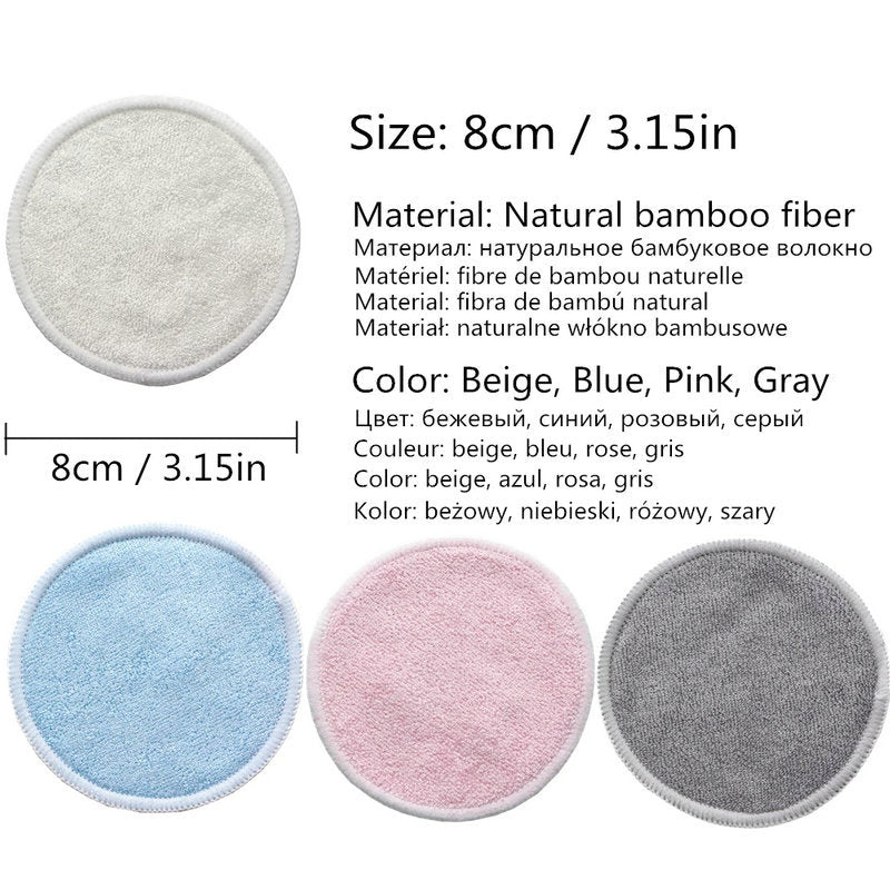 Reusable cotton rounds colours
