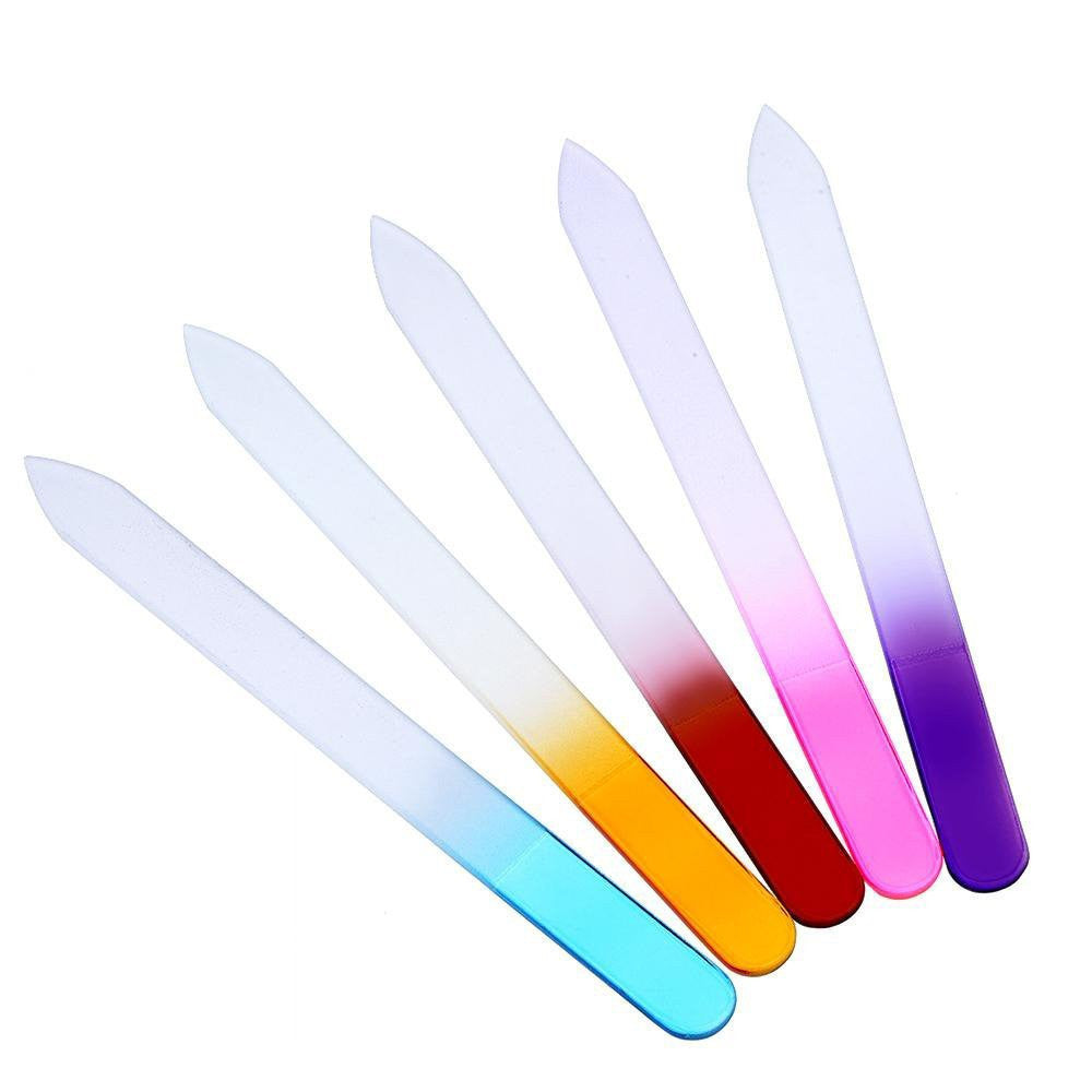 Glass nail file detail