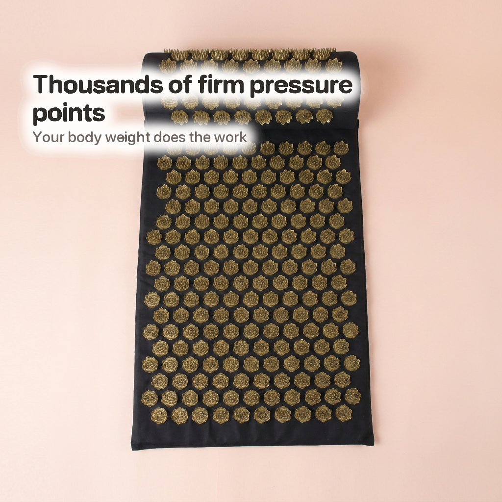 Thousands of firm pressure points — Your body weight does the work