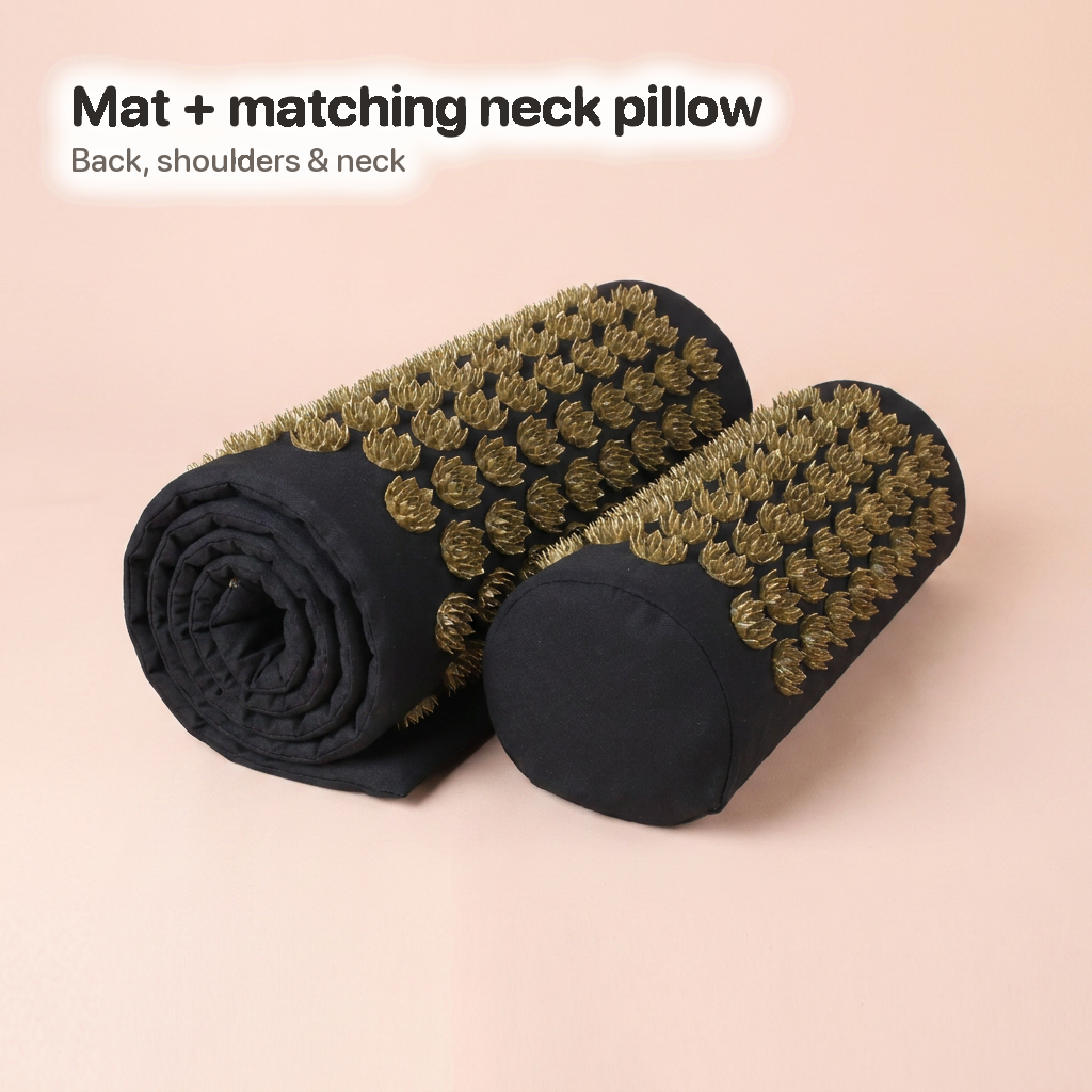 Mat + matching neck pillow — Back, shoulders & neck