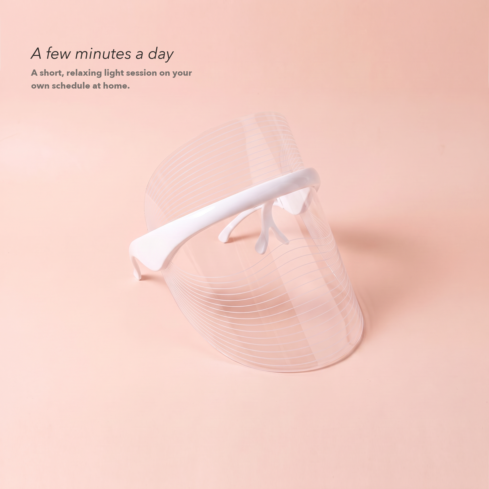 Feature: designed for a short daily at-home light session