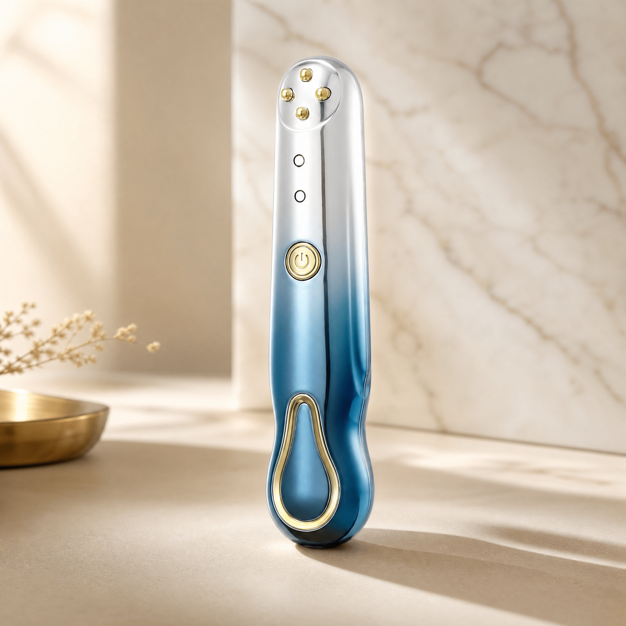 RF Radio-Frequency Eye & Anti-Wrinkle Massager — editorial product photo