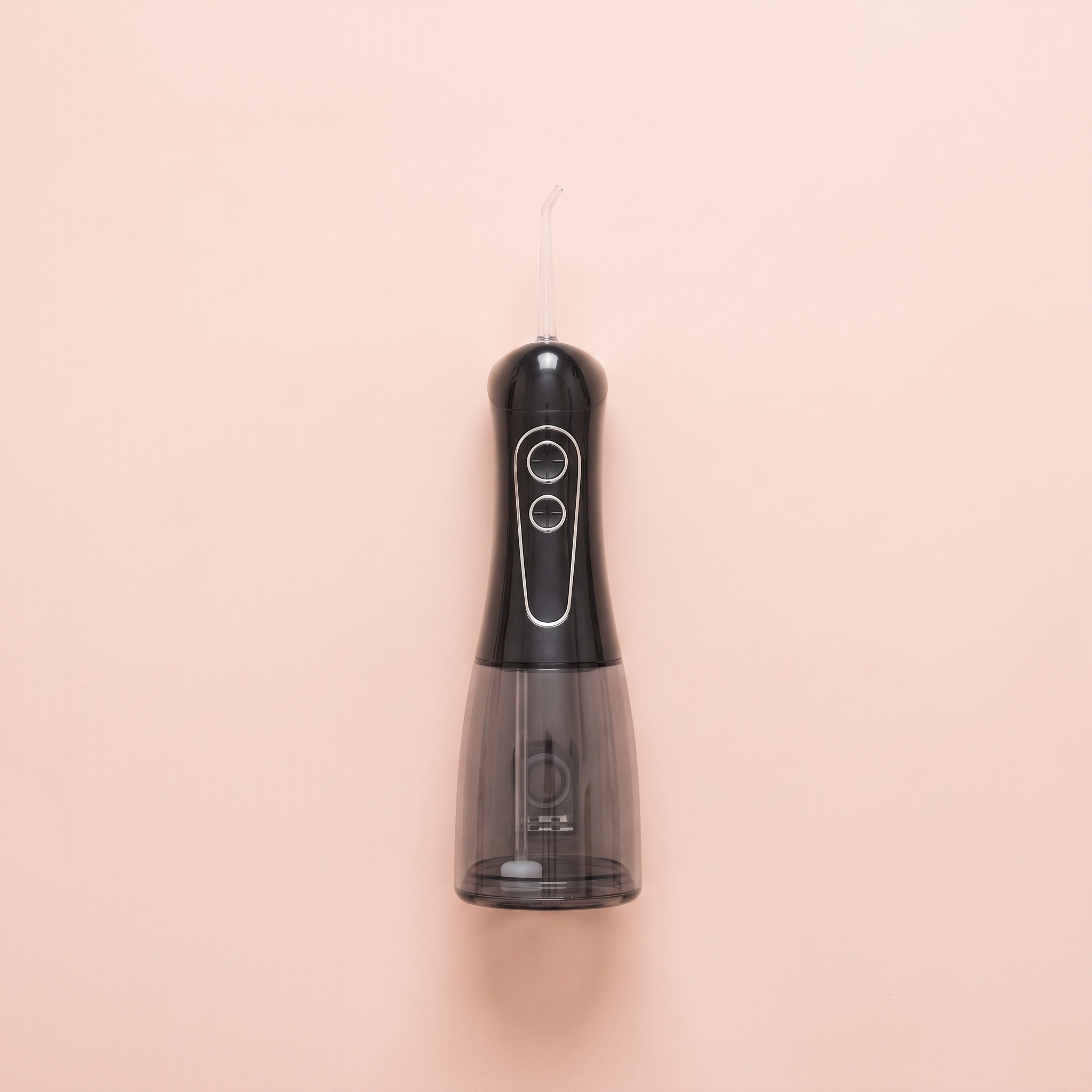 Cordless Dental Water Flosser (300ml) — peach editorial product photo