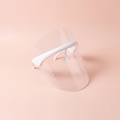 7-Colour LED Red-Light Therapy Face Mask — peach editorial product photo