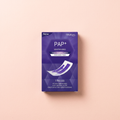 V34 Purple Colour-Correcting Teeth Strips — peach editorial product photo