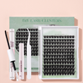 DIY Lash Clusters Kit — peach editorial product photo