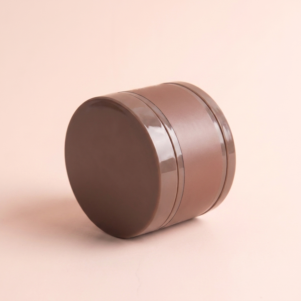 Root & Hairline Cover-Up Powder — closed compact, three-quarter view