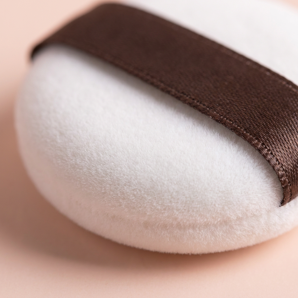 Root & Hairline Cover-Up Powder — macro of the press-and-pat sponge applicator