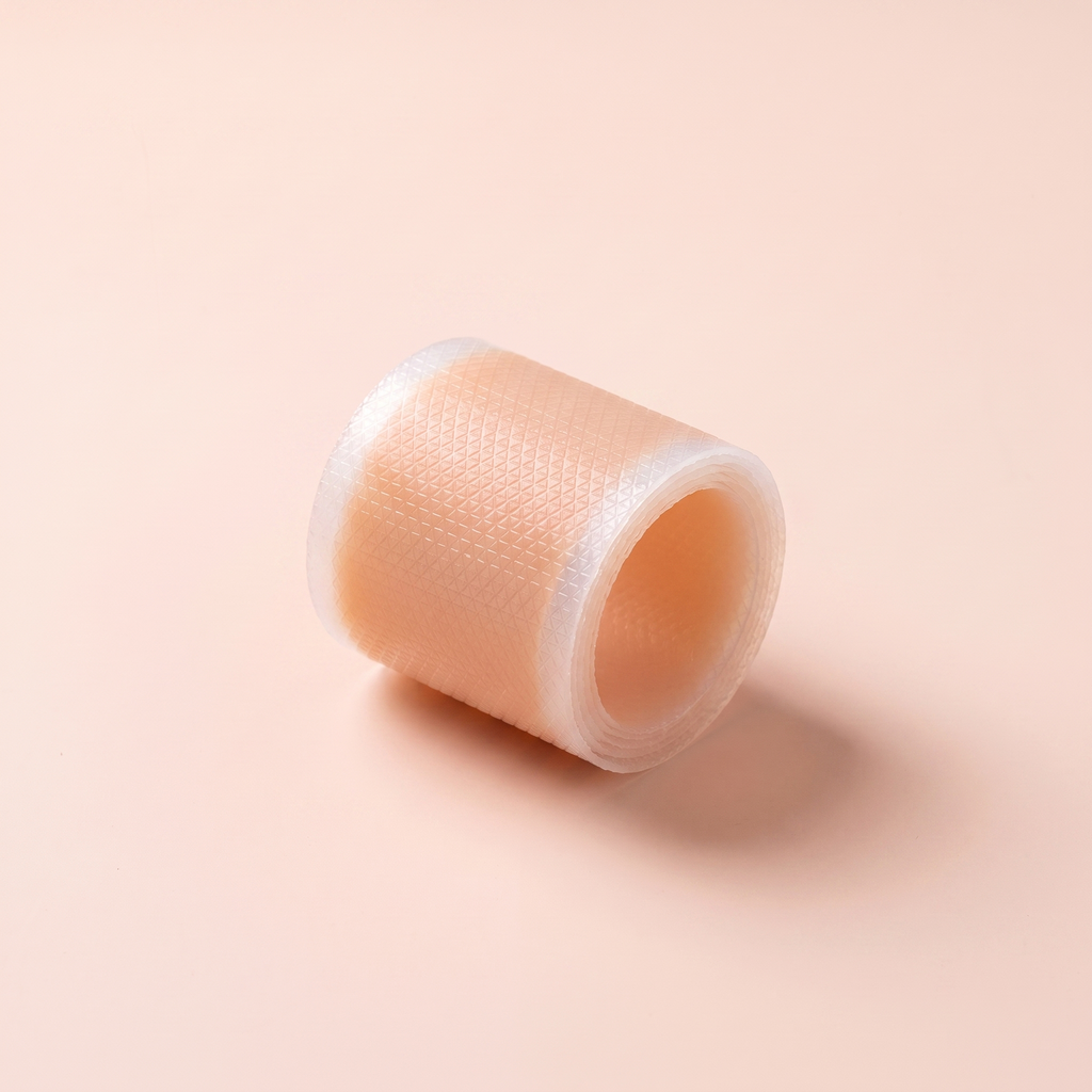Silicone Scar Sheets — front three-quarter view on peach background